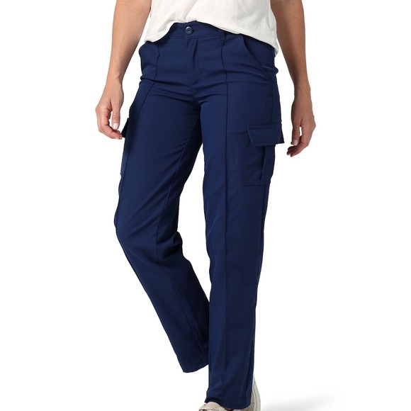 Lee Pants - Lot Of‎ 3 Lee Women's Flex to Go Cargo Pants Tan Wine & Navy Size 18